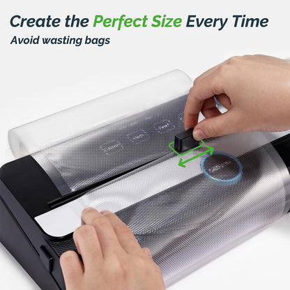 "Premium Vacuum Sealer Bags - 2 Pack 8" x 16' Rolls, BPA-Free, Perfect for Sous Vide & Food Storage!"