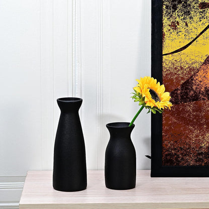 "Elevate Your Space with Our Chic Black Ceramic Vase Set! Perfect for Modern Boho Decor & Pampas Grass 🌾✨ #HomeDecor #BohoStyle"