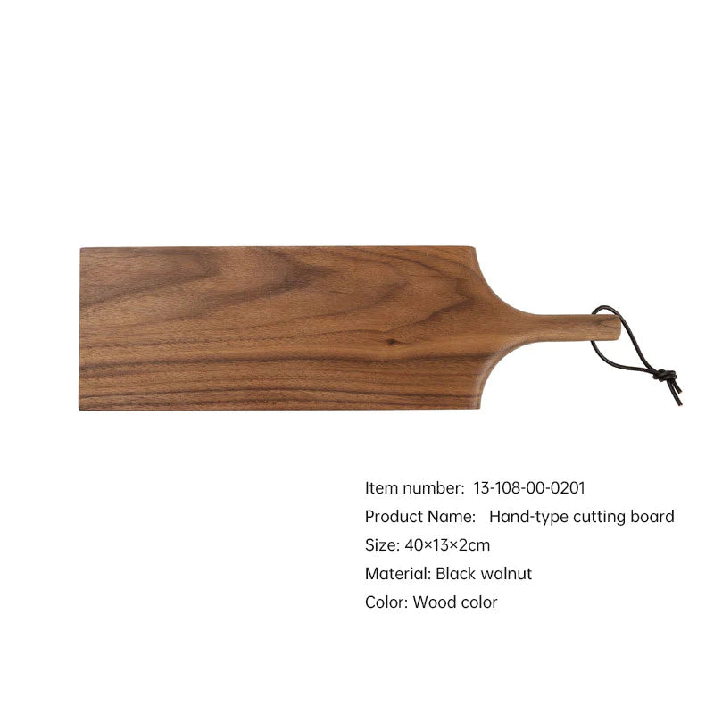 "Elegant Nordic Black Walnut Kitchen Utensils - Imported Quality for Your Culinary Creations!"