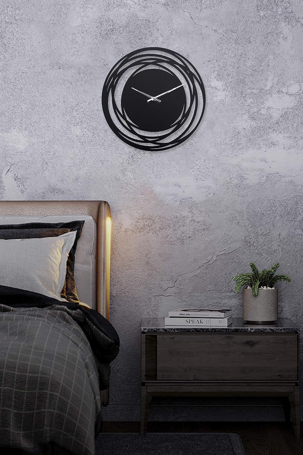 🕒 Elevate Your Space with Our Stylish Black Wall Clock! 🖤✨ Perfect for Any Room - Silent, Modern, and Rustic Design! #HomeDecor #WallClock #InteriorDesign