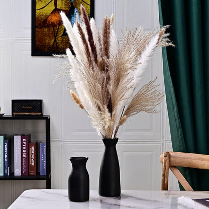 "Elevate Your Space with Our Chic Black Ceramic Vase Set! Perfect for Modern Boho Decor & Pampas Grass 🌾✨ #HomeDecor #BohoStyle"